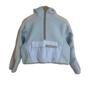 NWT Nike Air Jordan Cozy Fleece Hoodie Blue Women - Size S